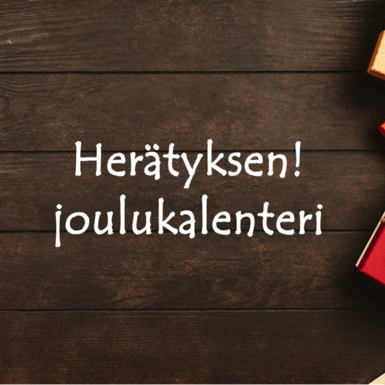 Herätyksen! joulukalenterin ensimmäinen luukku avautuu lauantaina