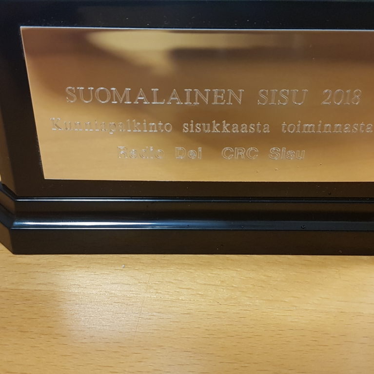 Suomalainen sisu 2018 -palkinto