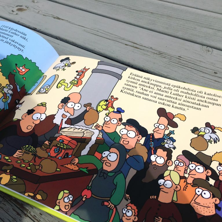 Minä Martti Luther Viikon teoksena viikolla 35